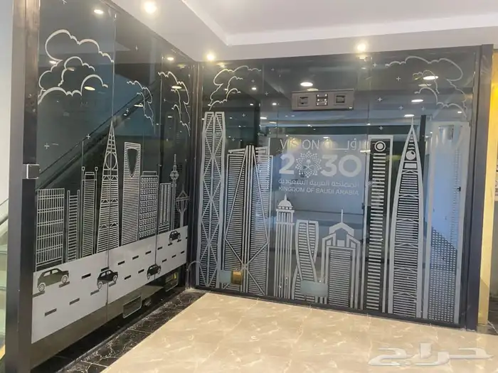 حاجز شاور زجاج سكريت المنيوم استركشر كارتنول مكاتب معارض 15