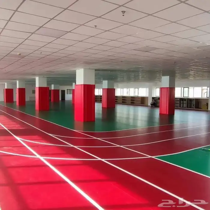 أرضيات مطاطيه بلاط مطاطي رول مطاطي ملاعب تنس وطائره 10