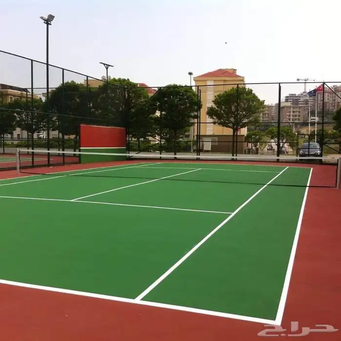أرضيات مطاطيه بلاط مطاطي رول مطاطي ملاعب تنس وطائره 12