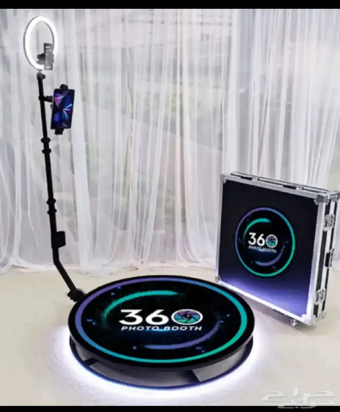 فوتوبوث او قاعده تصوير 360 للتصوير لجميع المناسبات المختلفة 0