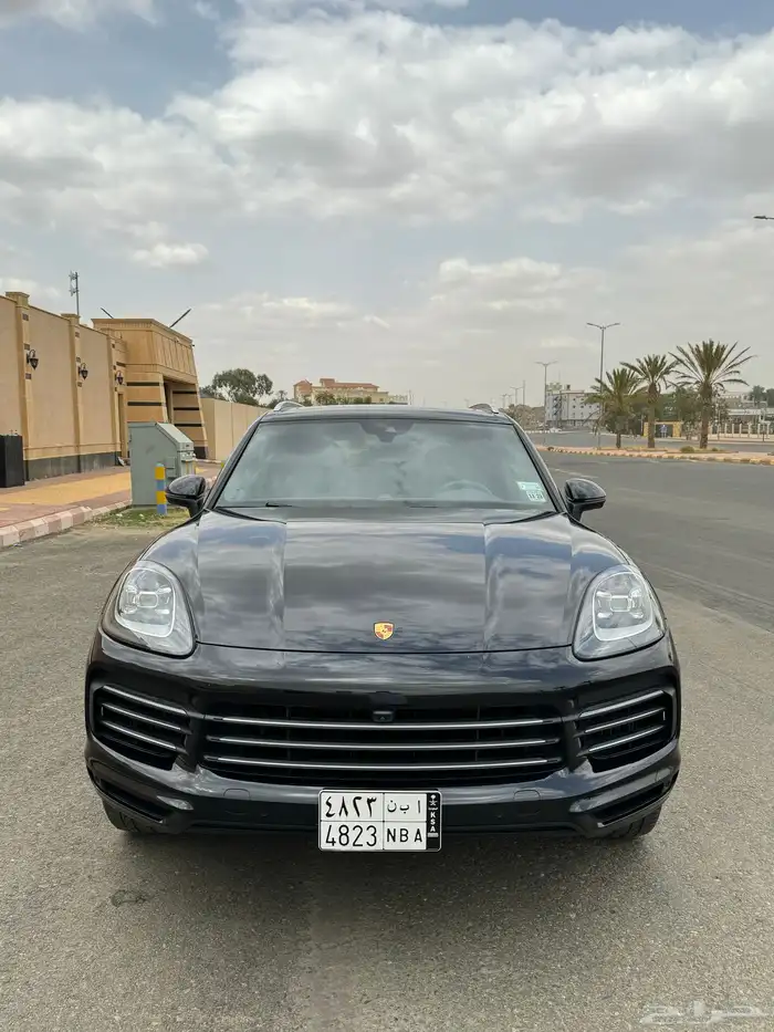 بورش كايين اسود جمرك 2019 8
