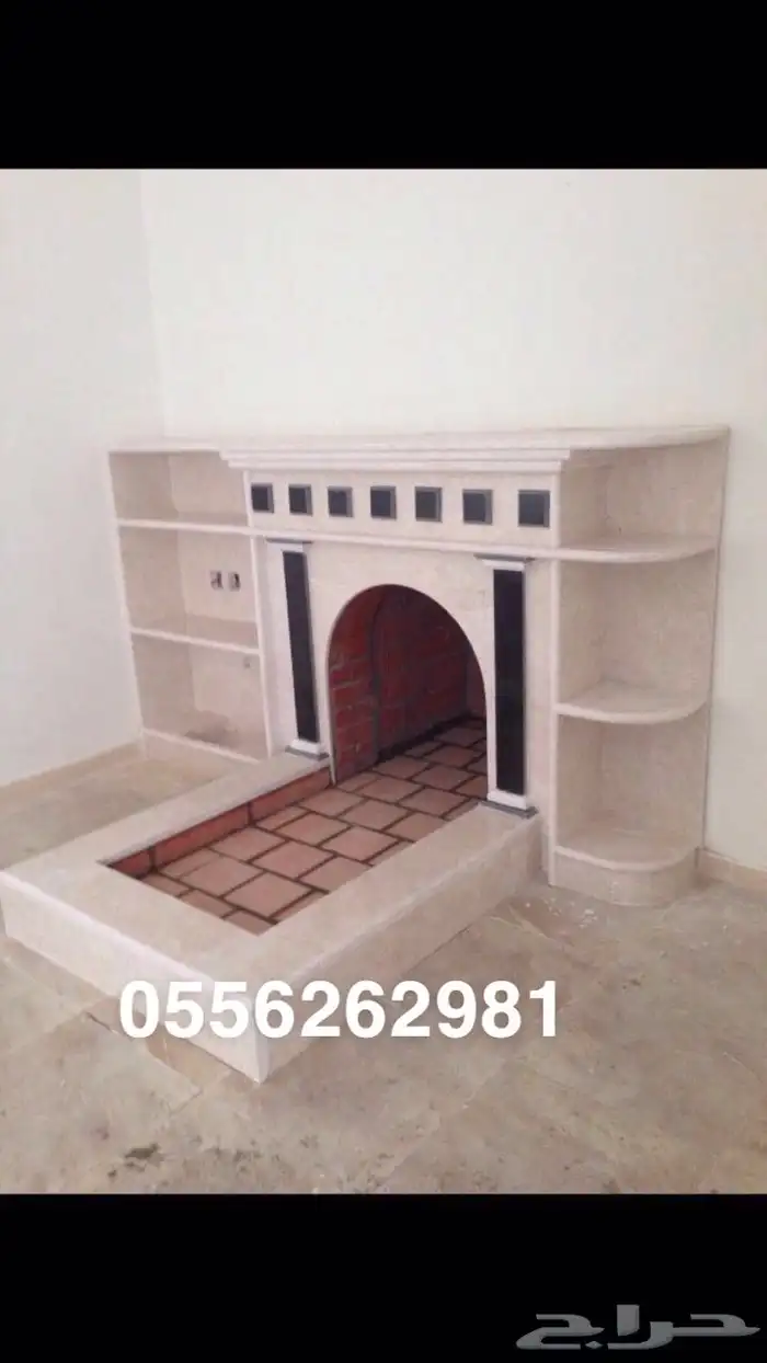 فرن حجر شوايه طوب افران طول قلايه فلافل حفر مندي 7