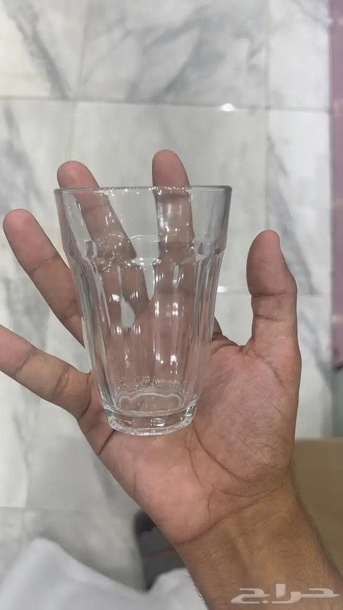 اكواب زجاج بالجمله شاي   قهوه للمحلات 0