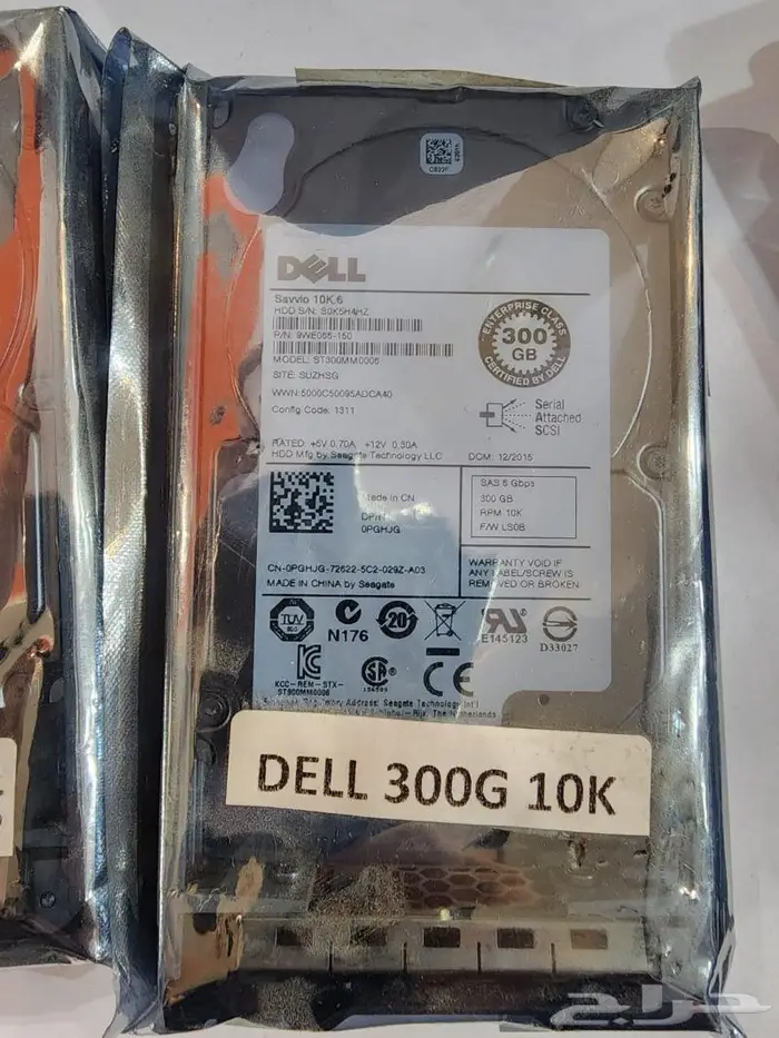 HDD SAS For HP Dell Server سيرفر هارد ساس 8