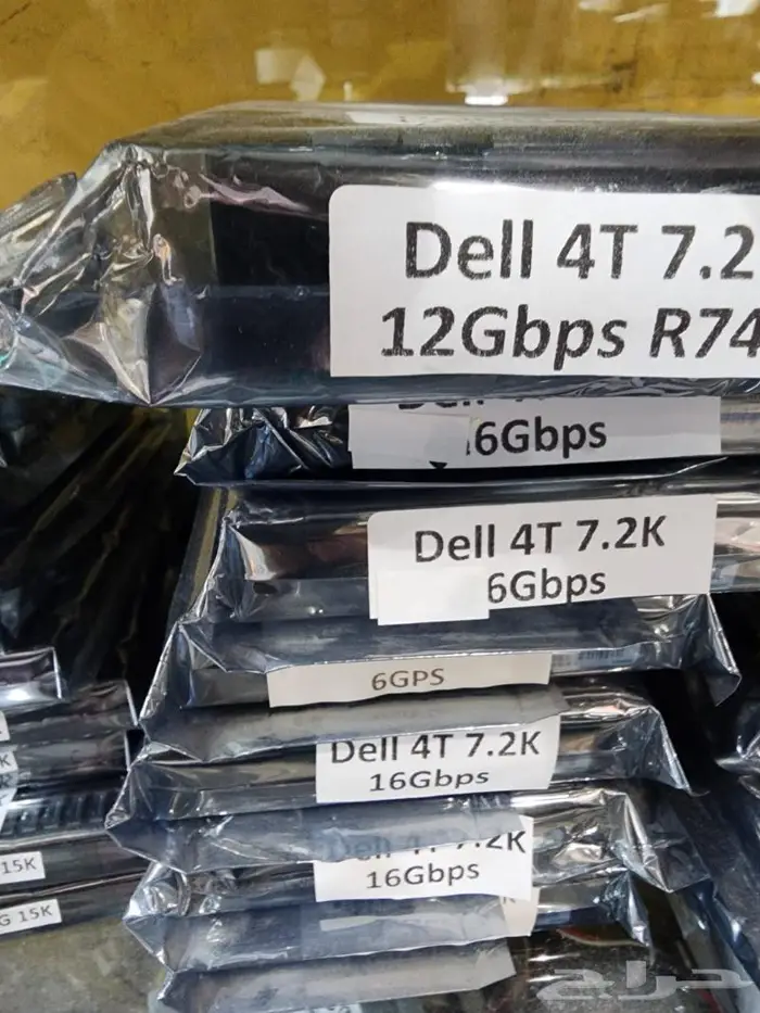 HDD SAS For HP Dell Server سيرفر هارد ساس 11