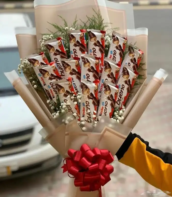 باقة شوكولاته باقة فواكه باقة فراوله باقة ورد باقة حلويات 34