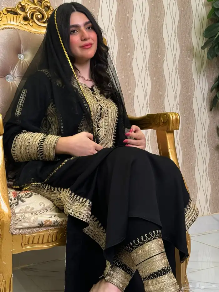 العسيرى المميز ثلاث قطع شال وجلابية وسروال 250ريال فقط 3