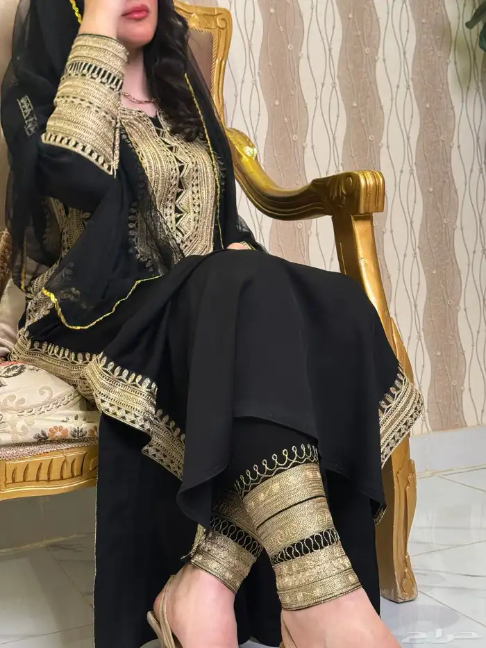 العسيرى المميز ثلاث قطع شال وجلابية وسروال 250ريال فقط 2