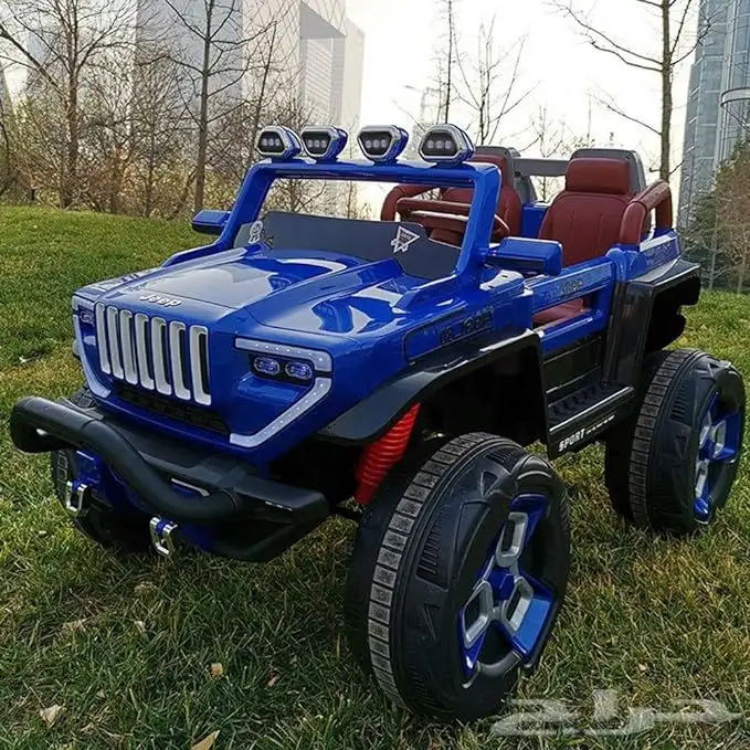 سيارة الوحش الكهربائية بالحجم الضخم وبمقعدين مع بطارية 12V 6