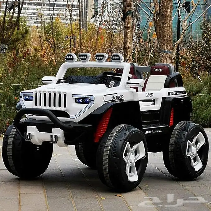 سيارة الوحش الكهربائية بالحجم الضخم وبمقعدين مع بطارية 12V 0