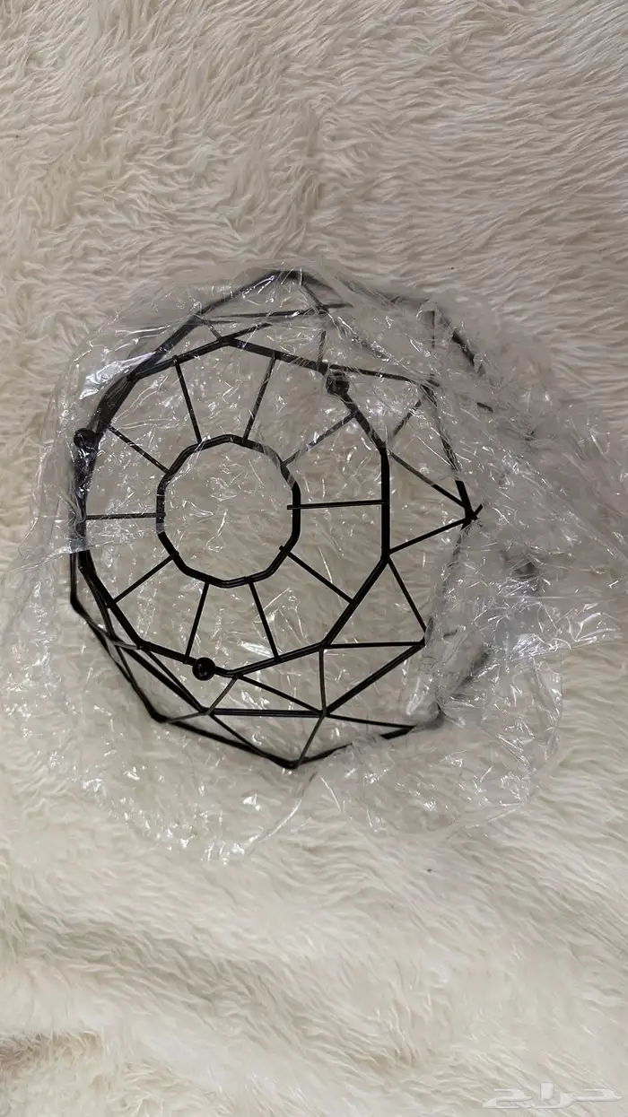 ست صحون لون اسود حديد على شكل شبكة عنكبوت جديد لم يستخدم 1