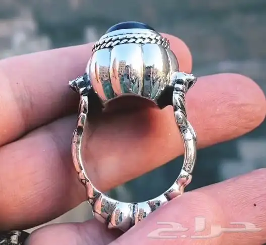 خواتم فضة خالص نوادر تحف فنيه احجار كريمة 2