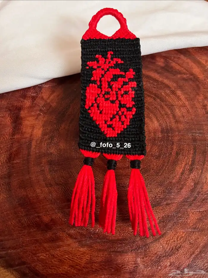 ميداليه مفاتيح بشكل قلب 3