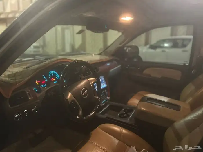 جمس يوكن 2008 للبيع فل كامل SLT ابيض لؤلؤي دبل 11