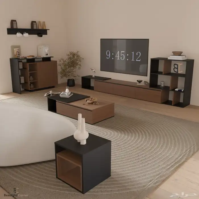 طاولات طاولات شاشه طاوله تلفاز مكتبة طاوله قهوه ركن كوفي 5