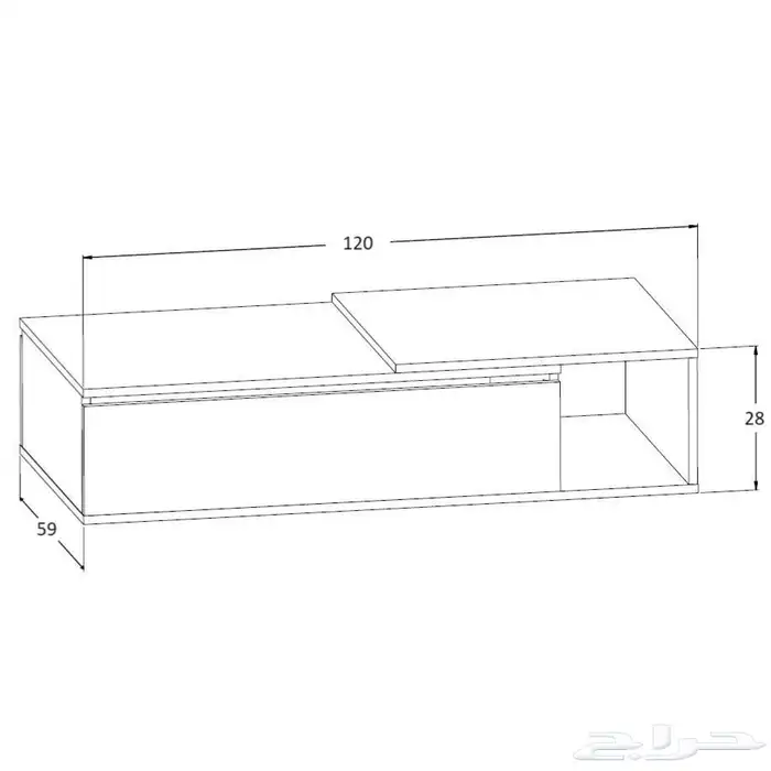 طاولات طاولات شاشه طاوله تلفاز مكتبة طاوله قهوه ركن كوفي 12