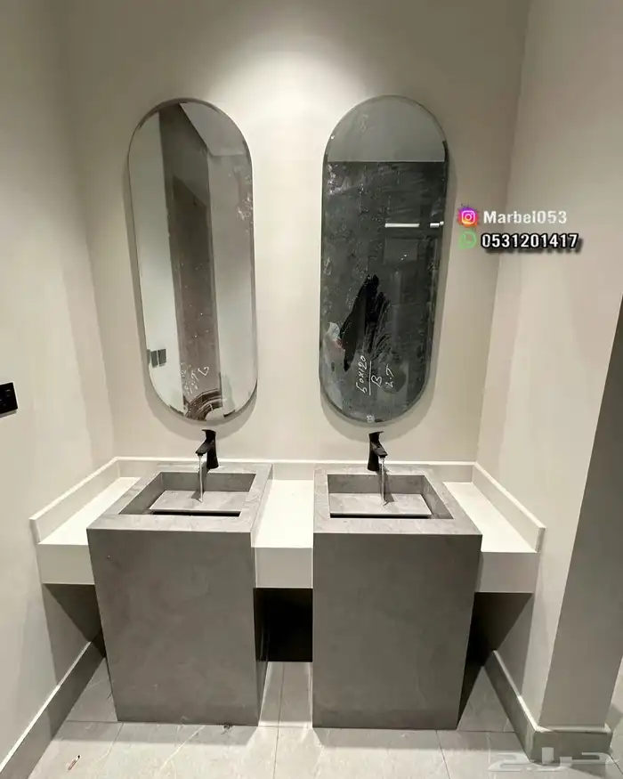 مغاسل رخام تفصيل حسب الطلب 7