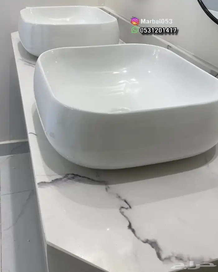 مغاسل رخام تفصيل حسب الطلب 15