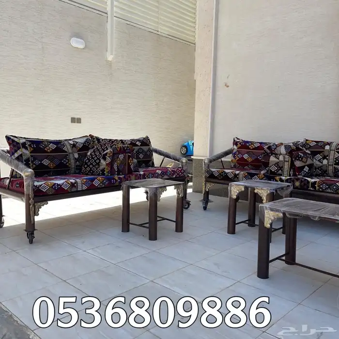 كراسي حديد للجلسات الخارجية والحدائق 0