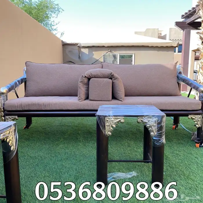 كراسي حديد بوية فرن للجلسات الخارجية 8