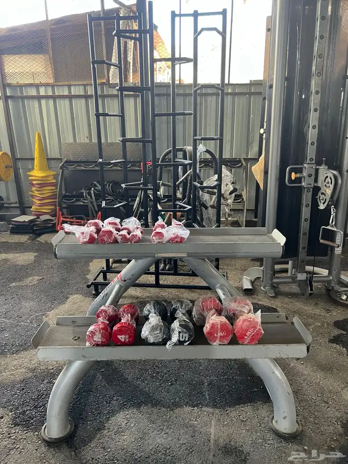 اجهزة نادي ارجل أمامي خلفي بنش بار راك طارات 48