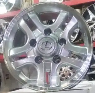 جنوط لكزس 16 شفه عريض نيكل الحميد اللون رصاصي و فيراني جديد 1