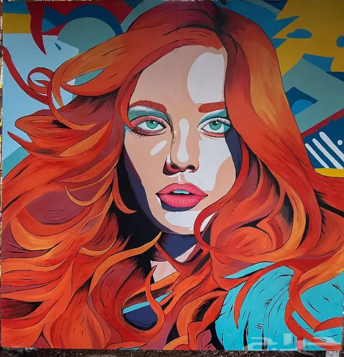 رسم جداريات . رسام 0