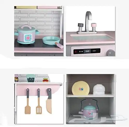 مطابخ اطفال ( مطبخ اطفال ) خشب بالحجم الكبير وبأعلى جودة 3