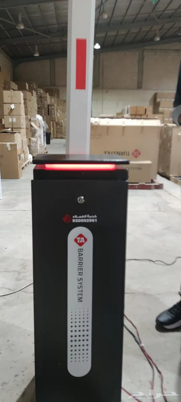 بوابة مواقف بكروت وريموت بوابة سيارات نظام تذاكر بوابة CAME 1