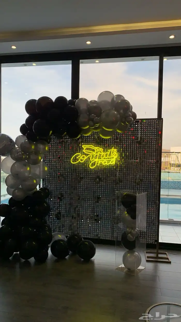 تاجير حفلات ومداخل بالونات 10