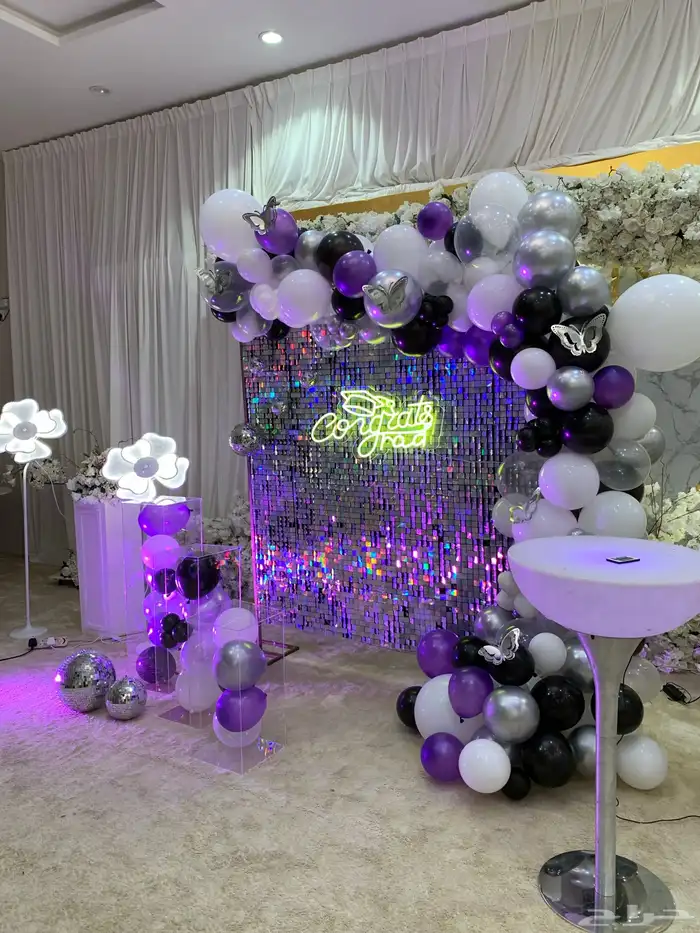 تاجير حفلات ومداخل بالونات 7