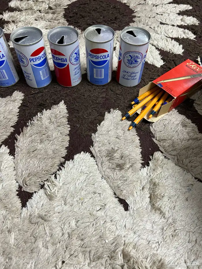 تراث علب بيبسي وتيم وميرندا وشاني وبعض العلب المختلفه 5