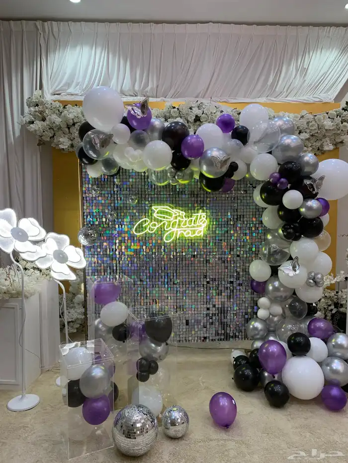 تاجير حفلات ومداخل بالونات 8