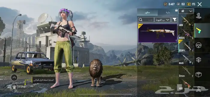 حساب ببجي 22