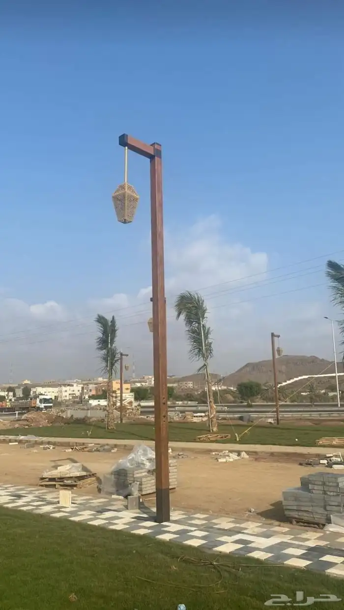 اعمدة انارة وأعمدة ديكوريه وقواعد خرسانيه 53