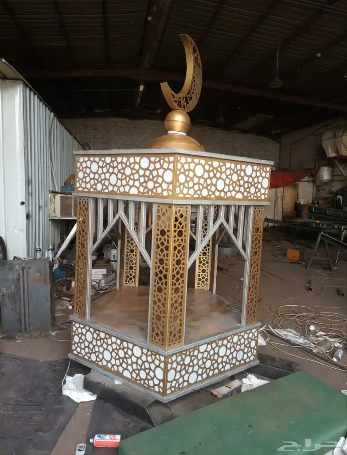 اعمدة انارة وأعمدة ديكوريه وقواعد خرسانيه 17