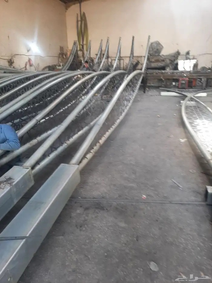 اعمدة انارة وأعمدة ديكوريه وقواعد خرسانيه 57