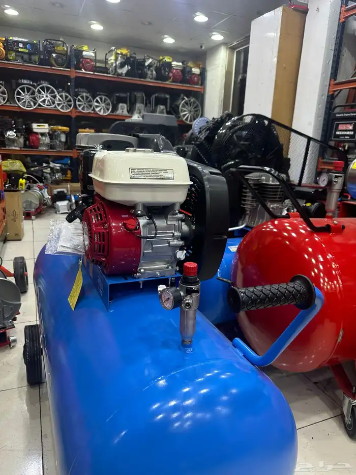 كمبروسر هواء ايطالي بنزين Air Compressor with Gasoline En 2