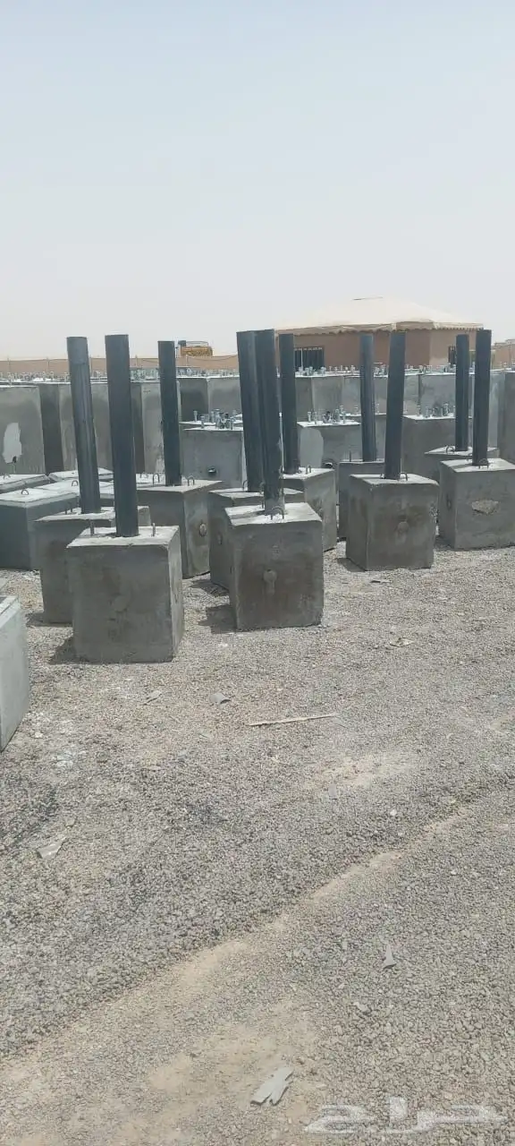 حواجز خرسانية قواعد انارة صبيات نيوجرسي 15