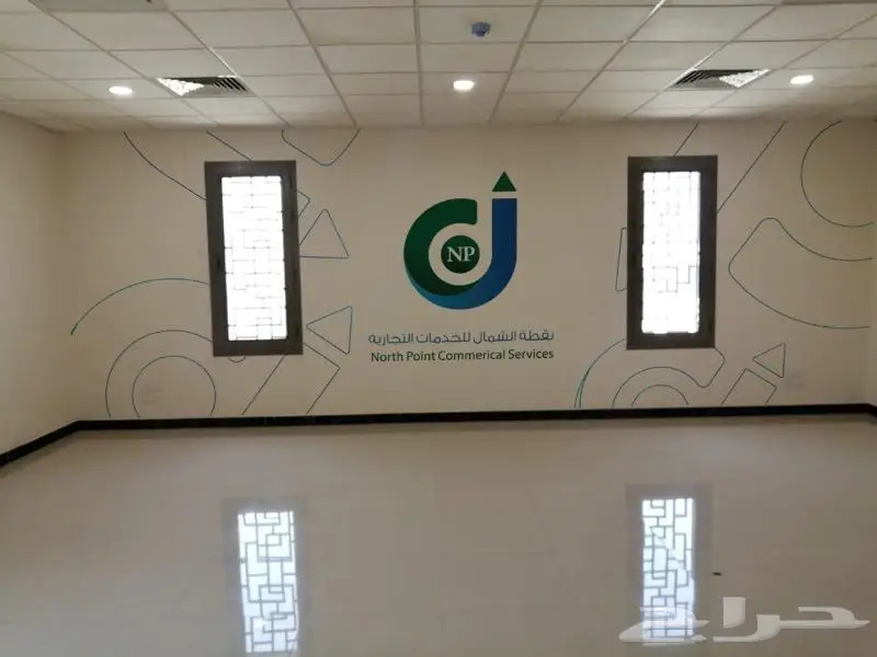 تصميم ورق جدران مكاتب 3D 4