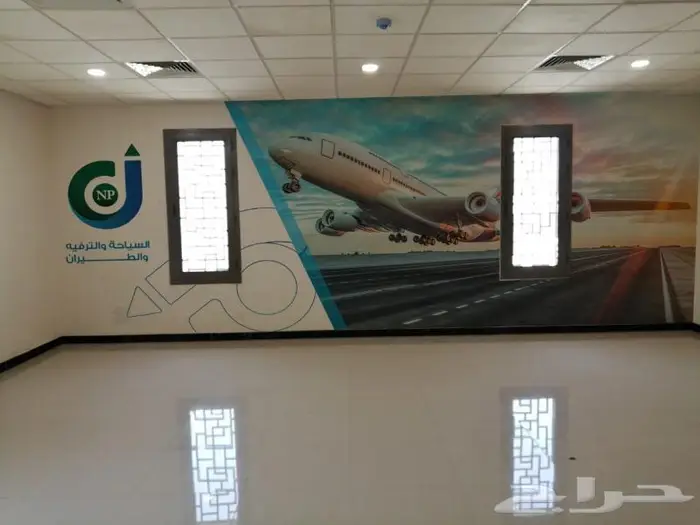 تصميم ورق جدران مكاتب 3D 5