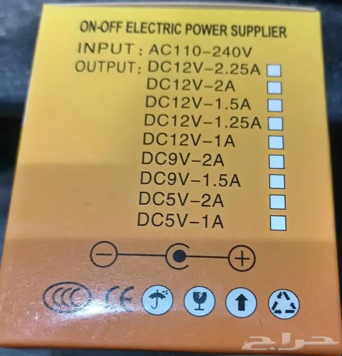 شاحن كاميرات ومحول التيار الكهربائي DC12V 2A AC .للكاميرات 9