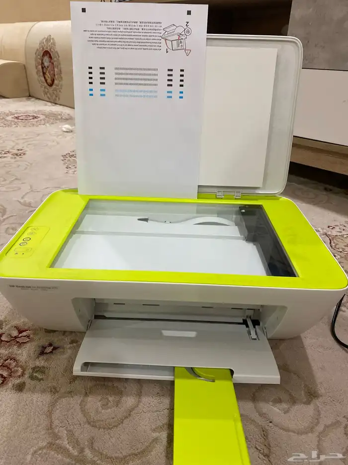 طابعه جديد مع كرتونها  حبرين مجانيه 2