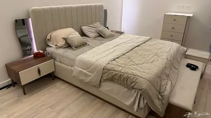 غرفه نوم صناعه تركيه جديده استعمال شهر ضمان 6 سنوات 0