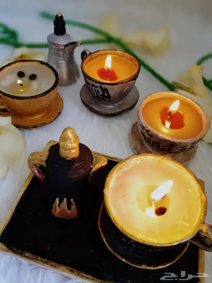 شغل يدوي شموع معطره كونكريت توزيعات مناسبات 8