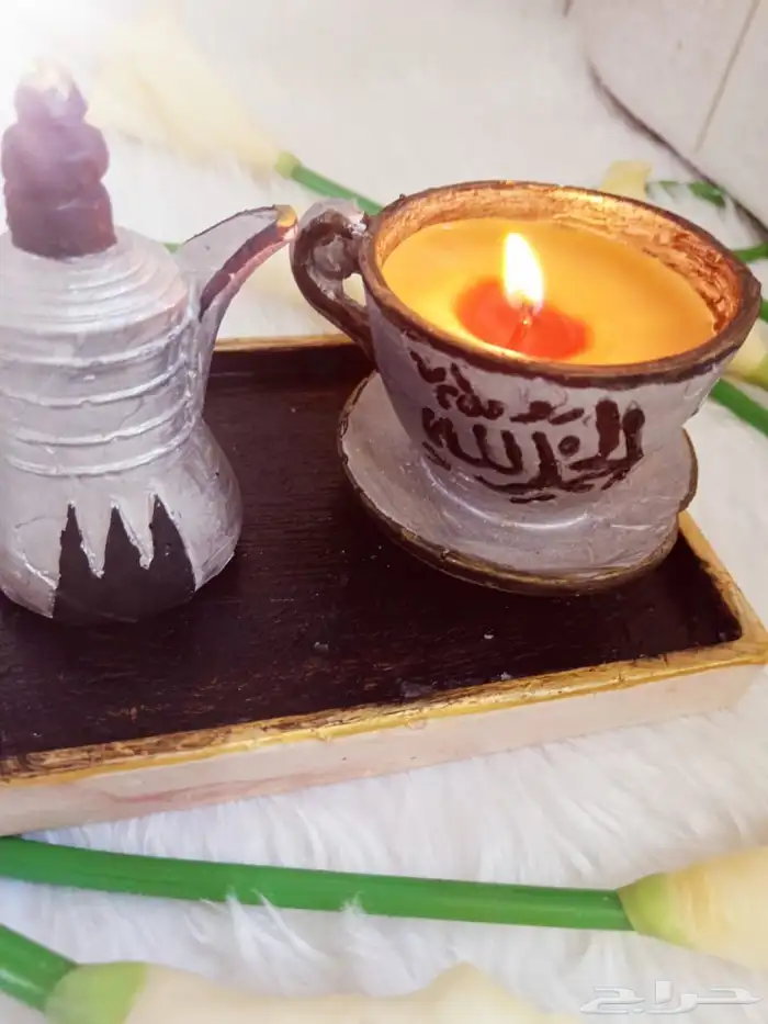 شغل يدوي شموع معطره كونكريت توزيعات مناسبات 9