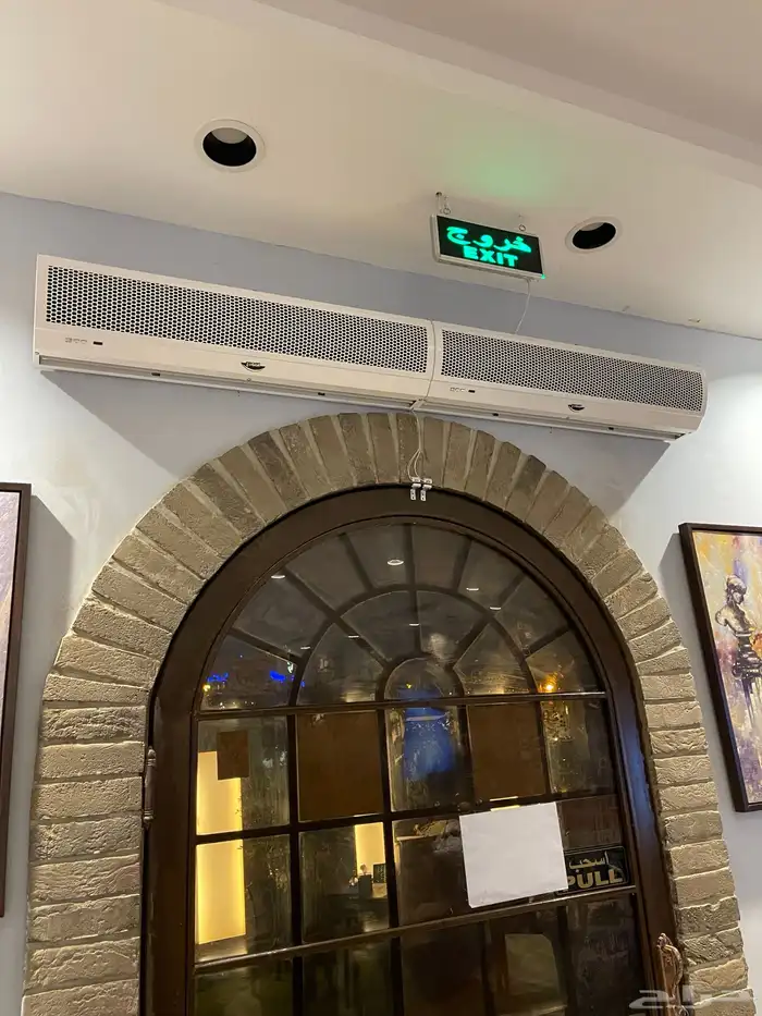 ستائر هوائيه من 90 سم الي. 200سم اسود ابيض 9