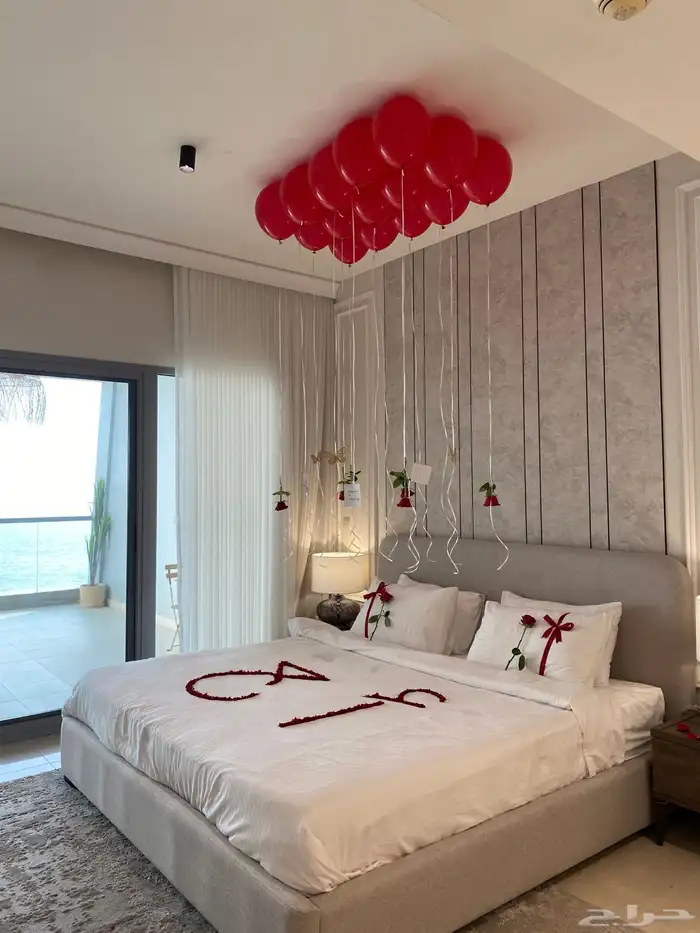 تنسيق ذكرى زواج   غرف عرسان 7