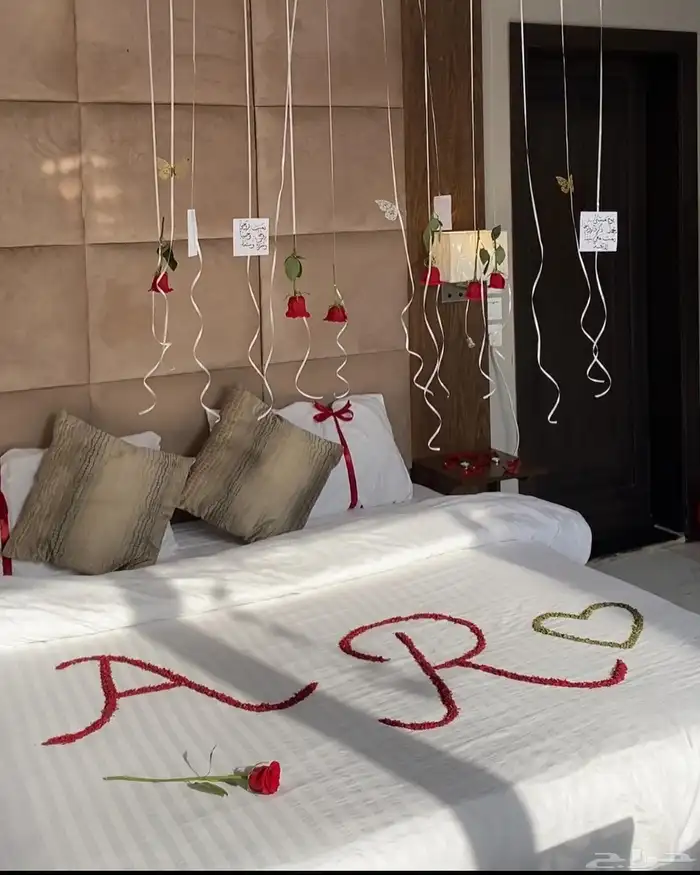 تنسيق ذكرى زواج   غرف عرسان 2