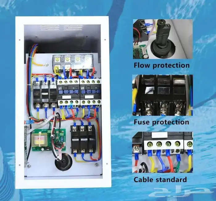 سخان مسبح لتدفئة المسابح ضمان سنتين افضل جودة وسعر 3